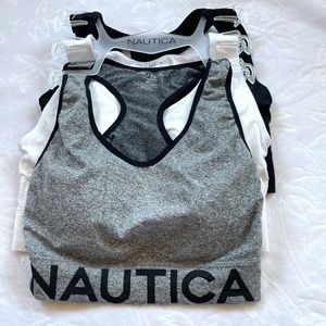 New Nautica 3pack XL super soft lounge sports bras